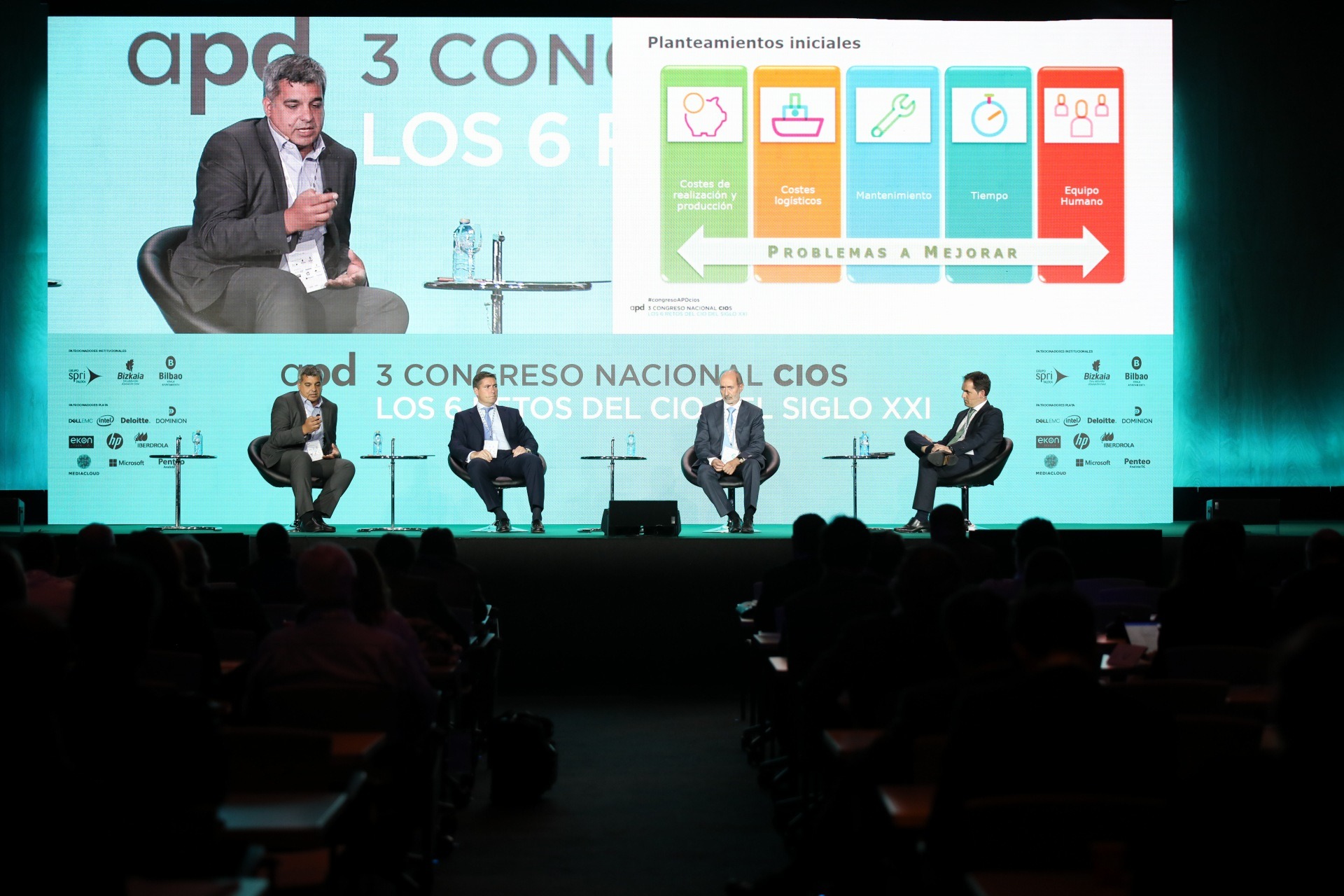 Congreso CIOS APD_ panel Banco Santander, Egile Corporation XXI e Iberdrola con Mediacloud