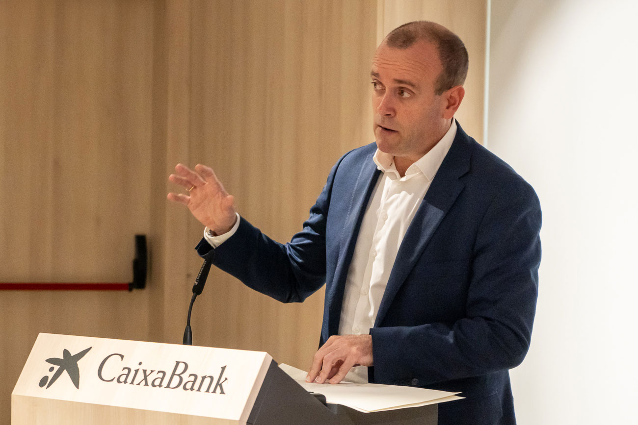 Pablo Andoño, director comercial de Banca Retail en la Dirección Territorial Ebro de CaixaBank.