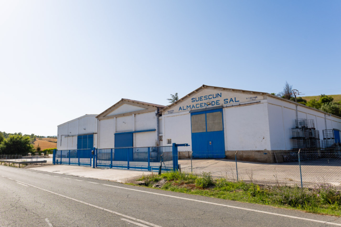 La empresa de sal que duplicará la superficie de sus instalaciones entre Puente la Reina y Obanos