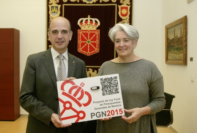 El Presupuesto General de Navarra 2015 llega al Parlamento foral