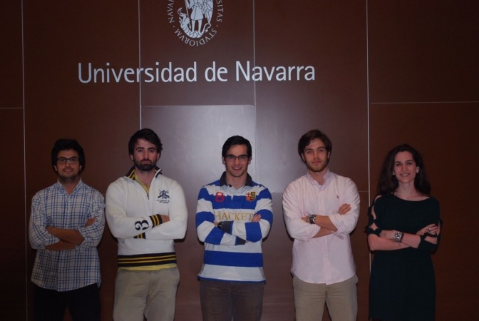 Un grupo de estudiantes universitarios asesora gratuitamente a pymes navarras