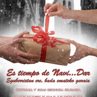 Arranca la campaña de la Asociación de Comerciantes del Casco Antiguo de Pamplona "Es tiempo de Navi…Dar"