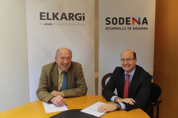 Sodena y Elkargi firman un convenio para facilitar la financiación de las pymes navarras