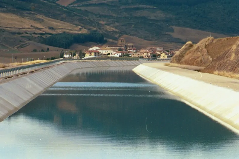 Imagen del Canal de Navarra.