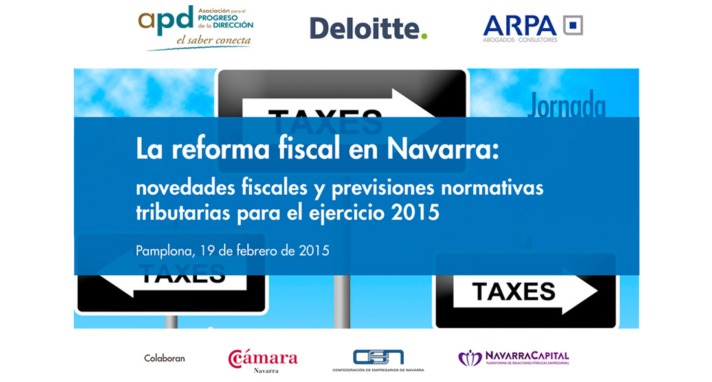 Navarra Capital invita a sus lectores a la Jornada "La reforma fiscal en Navarra"