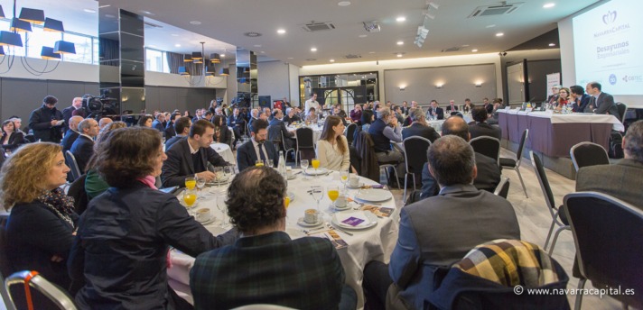 Resumen visual del desayuno empresarial con la secretaria de Estado de presupuestos, Marta Fernández