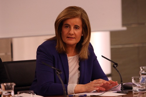 La ministra de Empleo y Seguridad Social, Fátima Bañez.