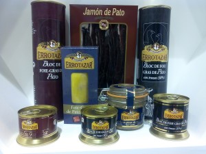Varios productos de Errotazar Artesanos presentados en el Salón Gourmet
