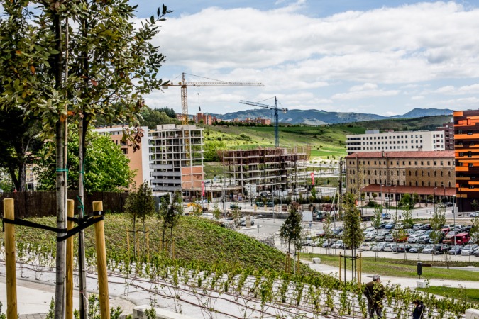 Aumentan un 50% los trabajadores ocupados en la construcción en Navarra