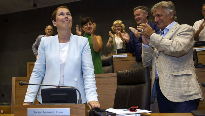 Uxue Barkos, nueva presidenta de Navarra