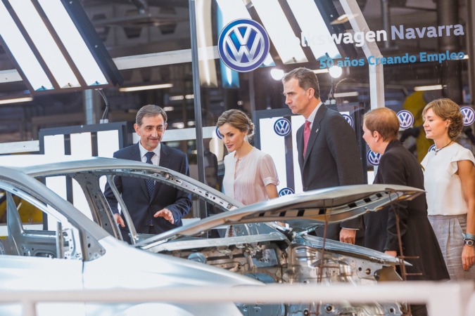 Visita real a la factoría de VW Navarra
