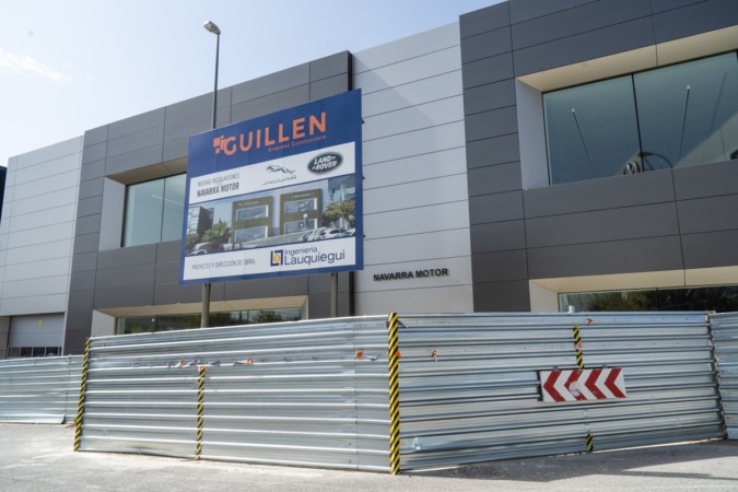 Guillén culmina el nuevo concesionario Jaguar-Land Rover de Navarramotor