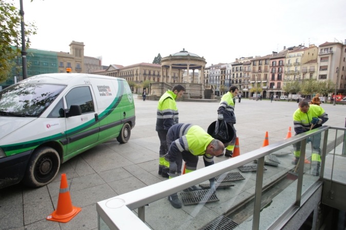 Pamplona adjudica a Tasubinsa el servicio de limpieza viaria