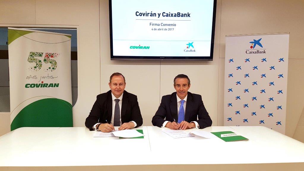 Firma Acuerdo Coviran y CaixaBank