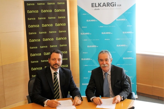 Acuerdo entre Bankia y Elkargi a favor de PYMEs y autónomos