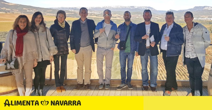 Visita de periodistas británicos a la DO Navarra