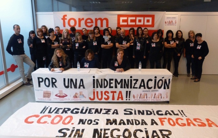 Despedidos los 32 trabajadores de Forem