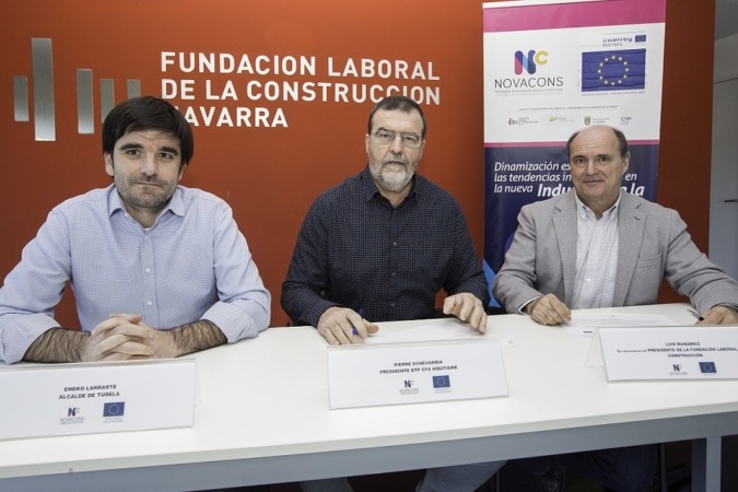 La mejora en la capacitación profesional en construcción une a Navarra y Aquitania