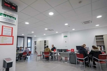 Imagen de una de las oficinas del Servicio Navarro de Empleo. 