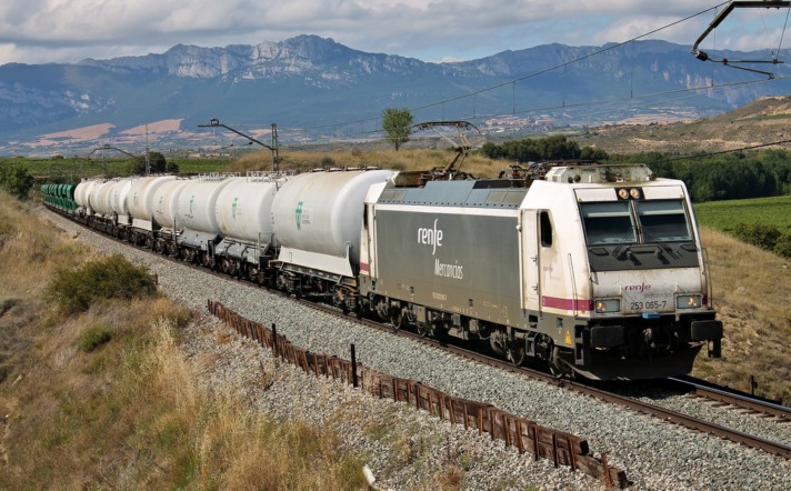 Europa extiende hasta Pamplona el corredor Atlántico ferroviario de mercancías