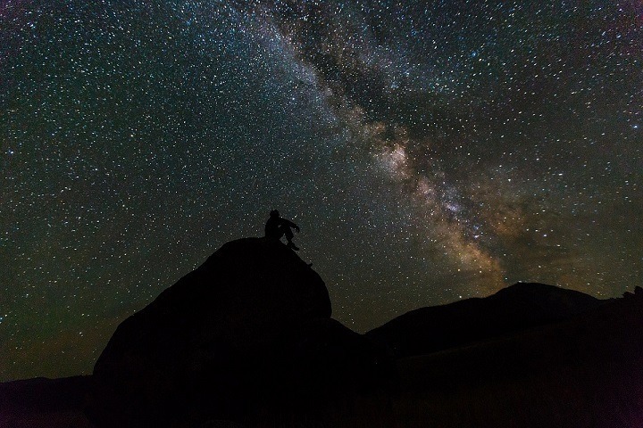 Contemplar las estrellas es una oportunidad única en el valle del Roncal.