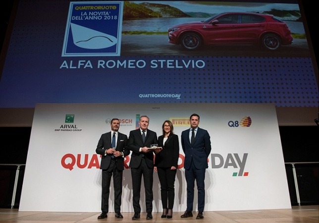Alfa Romeo Stelvio, “coche del año 2018” en Italia