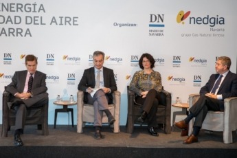 Lage, Roldán, Rodríguez y Miranda durante el debate