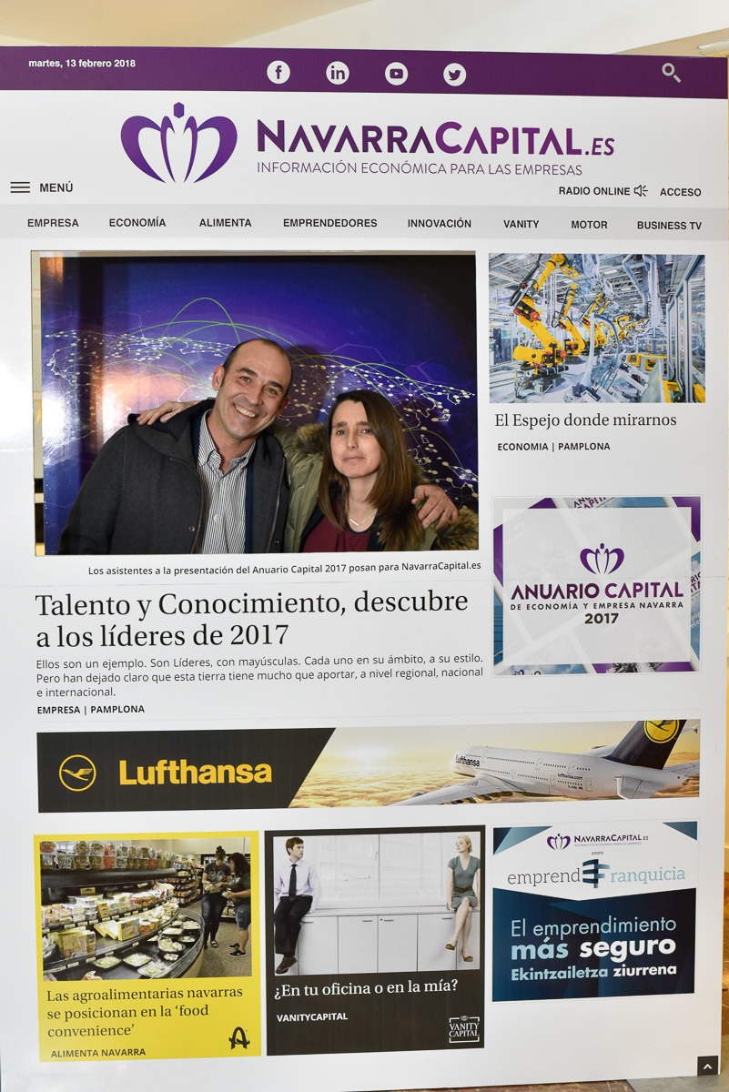 Presentación del Anuario Capital 2017 en Pamplona