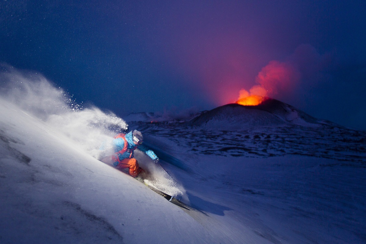 Location: Volcano Tolbachik, Kamchatka, Russia Skier: Oscar Hübinette