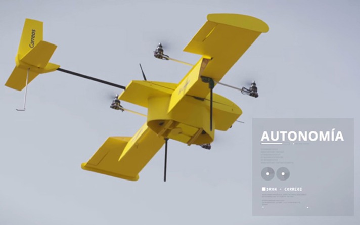 Correos envía drones navarros a lugares peligrosos o de difícil acceso