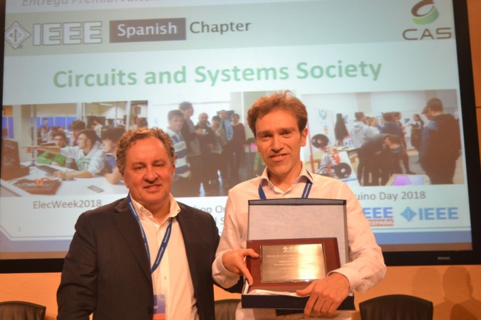 Premio de la mayor organización de ingeniería para Antonio López (UPNA)