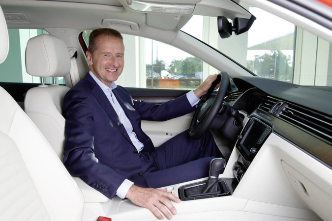 Herbert Diess, CEO de Volkswagen.