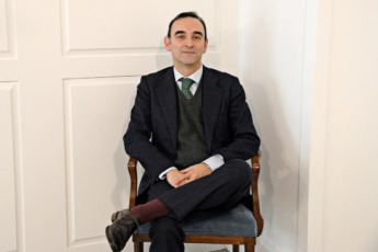 Santiago Sala, fotografiado en el Hotel Tres Reyes momentos antes de recibir el Premio Empresario del Año.