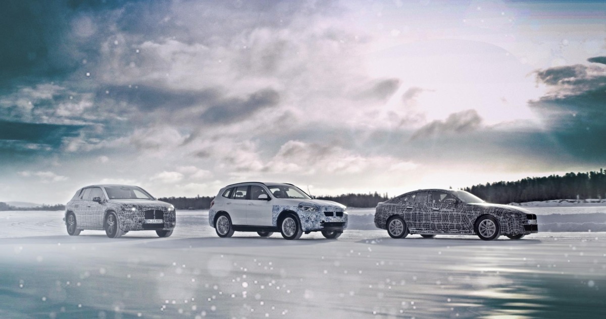 BMW prueba sus vehículos eléctricos en Suecia.