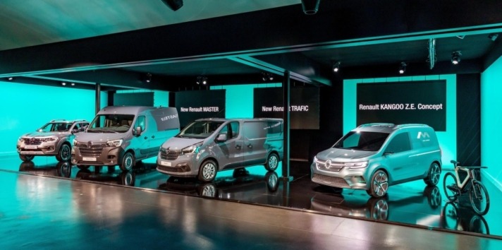 Renault presenta 4 nuevos vehículos comerciales para el mercado global.