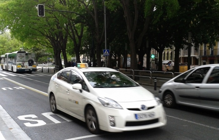 Un tercio de los taxis de la Comarca de Pamplona son ECO