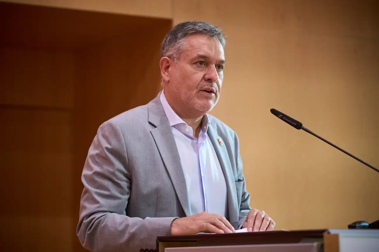 El consejero de Universidad, Innovación y Transformación Digital, Juan Luis García, fue el encargado de la apertura institucional. 
