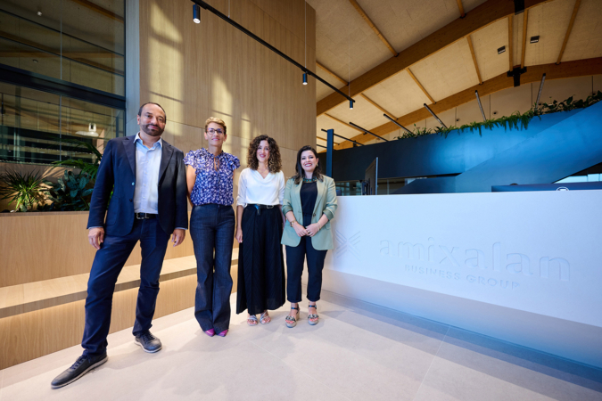Amixalan, que ya participa en más de 14 empresas, inaugura su nueva sede de Gorraiz