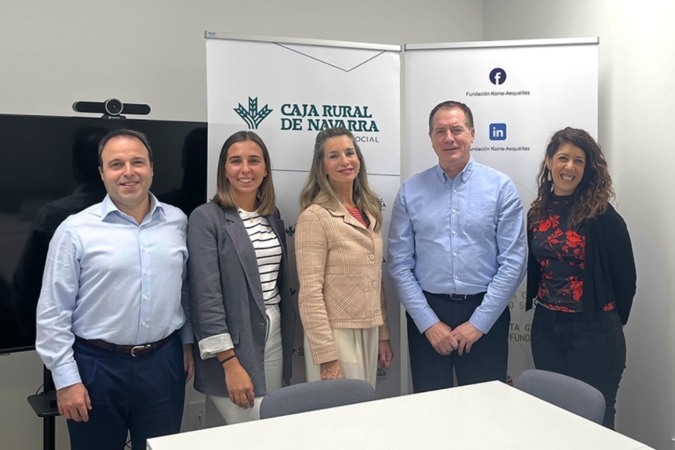 Caja Rural de Navarra y la Fundación Koine Aequalitas se alían para acompañar a jóvenes migrantes