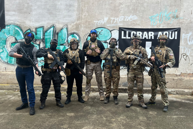 El grupo navarro de ‘airsoft’ que reserva pueblos enteros para organizar simulacros de guerra