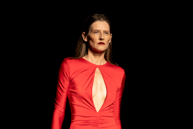 La tudelana de 54 años que modela para Zara, Georges Rech y la Madrid Fashion Week