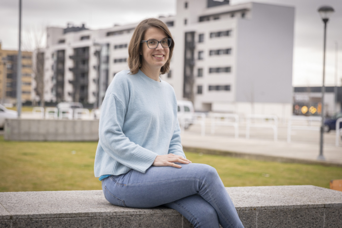 Amaia Goñi, ingeniera de ‘software’ en el gigante Volvo Cars