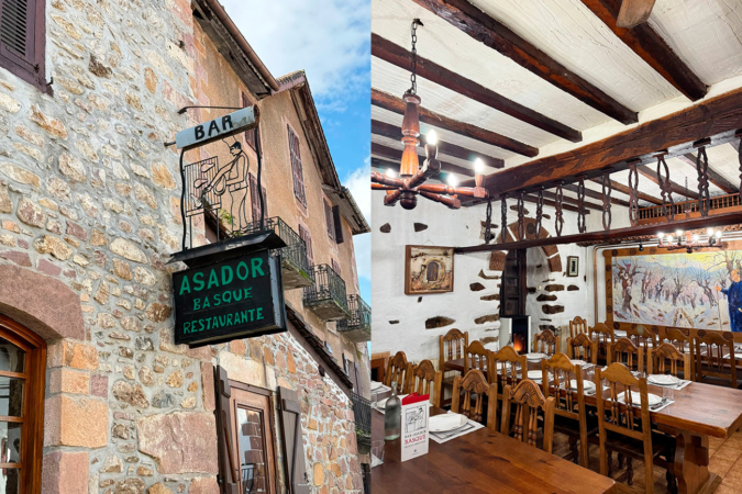 El restaurante de Etxalar que triunfa con sus carnes a la parrilla y comida casera