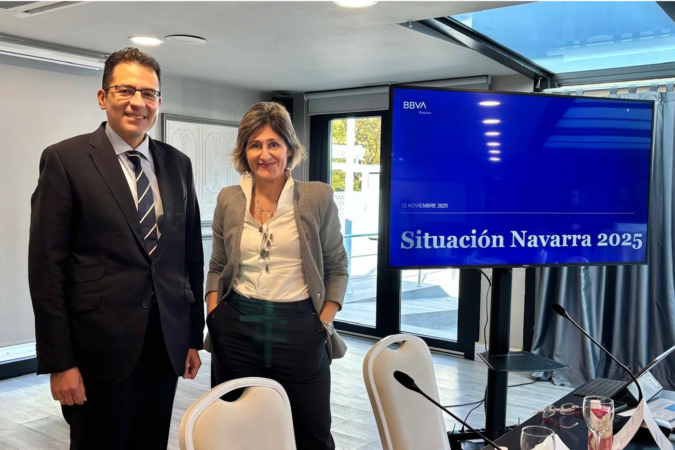 BBVA prevé que la economía navarra crezca un 2,4 % en 2025 y 2026