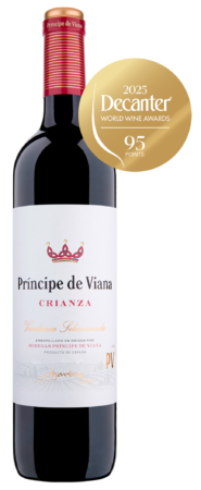 El Crianza 2021 premiado de Príncipe de Viana.