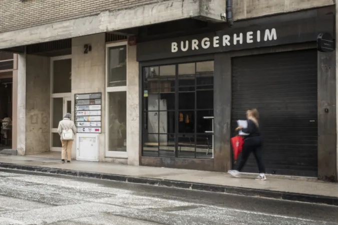 Un empresario compra el local de la hamburguesería Burgerheim de Pamplona, que ha cerrado sus puertas