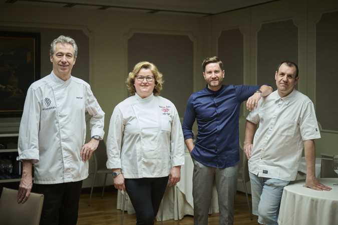 Los cuatro ‘chefs’ navarros que cocinarán juntos por las personas enfermas de sida de Mozambique