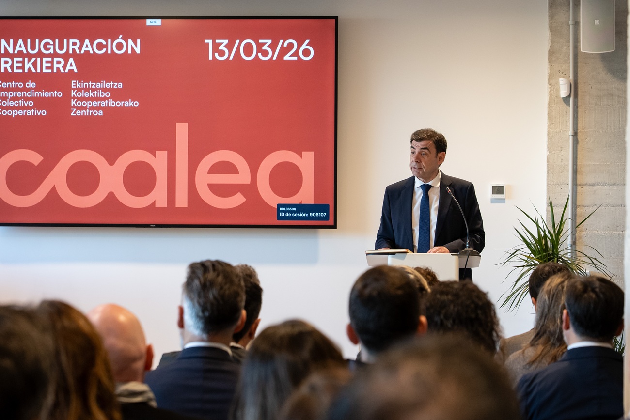 Ignacio Ugalde, presidente de ANEL, durante la inauguración de Coalea este viernes.
