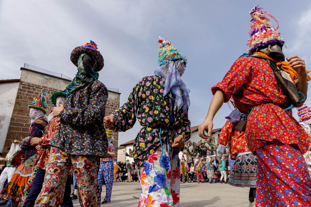Las mejores imágenes del carnaval de Lantz, Unanua y Alsasua