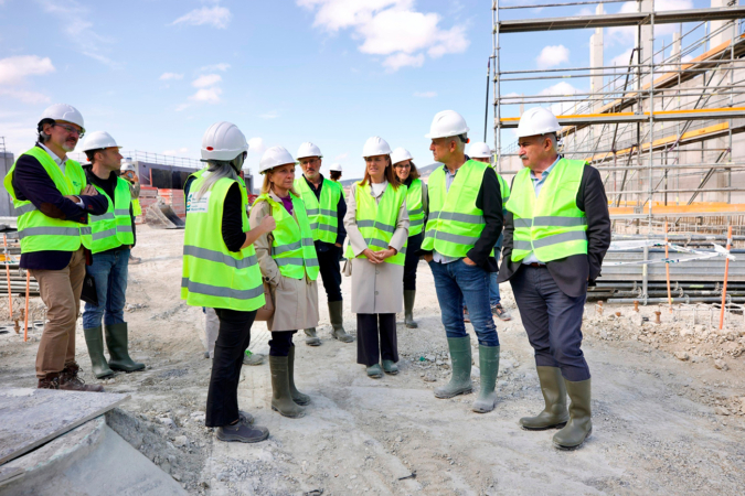 Las obras del Centro Ambiental de la Comarca de Pamplona finalizarán «a mediados de 2026»